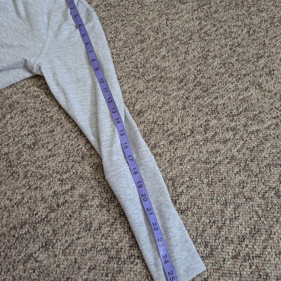 Lululemon  High Lines Pullover Sweatshirt Heathered Gray Modal Moch Size 4 - Picture 11 of 11